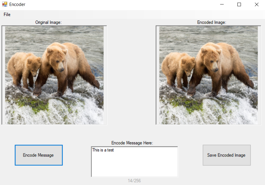 Encoder Screenshot